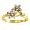 Natural Diamond Designer Ring 0.14 CT / 2.40 gm Gold