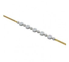 Natural Diamond Bracelets 1.06 CT / 4.24 gm Gold