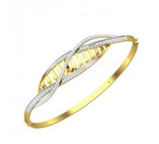 Natural Diamond Bracelet 0.89 CT / 15.32 gm Gold