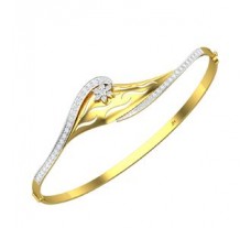 Natural Diamond Bracelet 0.70 CT / 14.85 gm Gold