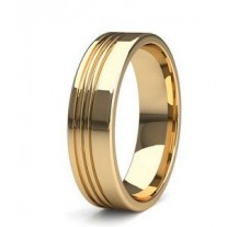 Plain Gold Men's Band Ring 10.50 gm 18k