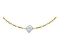 Diamond  Necklace 1.49 CT / 15.45 gm Gold
