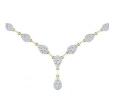 Diamond Necklace 2.88 CT / 12.52 gm Gold