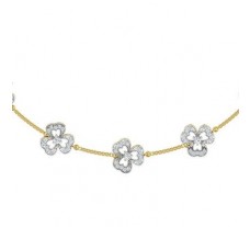 Diamond Necklace 1.58 CT / 13.12 gm Gold