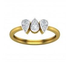 Natural Diamond Ring 0.207 CT / 2.40gm Gold