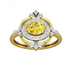Natural Diamond & Gemstone Ring 1.61 CT / 3.44 gm Gold