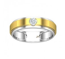 Natural Diamond Band for Men 0.25 CT / 5.71 gm Gold