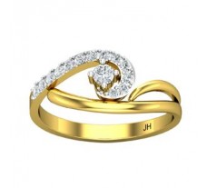 Natural Diamond Ring 0.24 CT / 2.10 gm Gold