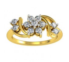 Natural Diamond Ring 0.42 CT / 2.90 gm Gold