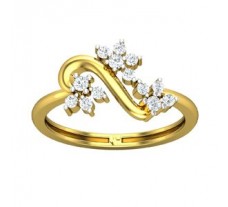 Natural Diamond Ring 0.29 CT / 2.75 gm Gold