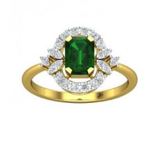 Natural Diamond & Gemstone Ring 1.51 CT / 2.79 gm Gold