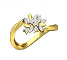 Natural Diamond Ring 0.22 CT / 2.90 gm Gold