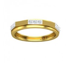 Natural Diamond Band for HER 0.22 CT / 2.73 gm Gold