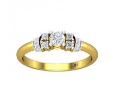 Natural Diamond Ring 0.33 CT / 2.40 gm Gold
