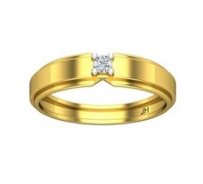 Natural Diamond Band for Men  0.10 CT / 3.90 gm Gold