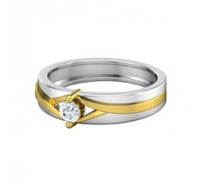 Natural Diamond Band for Men 0.25 CT / 5.30 gm Gold