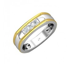 Natural Diamond Band for HER 0.21 CT / 4.70 gm Gold