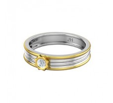 Natural Diamond Band for Men 0.15 CT / 4.70 gm Gold