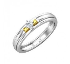Natural Diamond Band for Men 0.15 CT / 4.60 gm Gold