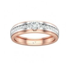 Natural Diamond Band for HER 0.37 CT / 3.80 gm Gold