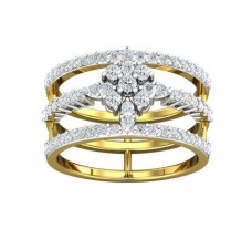 Natural Diamond Ring 0.77 CT / 5.22 gm Gold
