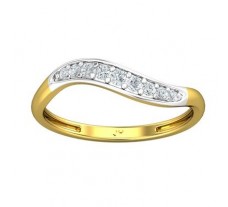 Natural Diamond Ring 0.17 CT / 1.63 gm Gold