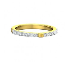 Natural Diamond Ring 0.18 CT / 2.75 gm Gold