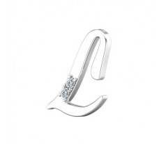Natural Diamond 0.02 CT / 1.40 Sterling Silver