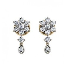 Diamond Earrings 0.42 CT / 3.47 gm Gold
