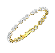 Natural Diamond Bracelets 2.50 CT / 11.50 gm Gold