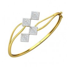 Natural Diamond Bracelets 1.36 CT / 13.14 gm Gold