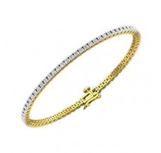 Natural Diamond Bracelets 2.10 CT / 11.97 gm Gold