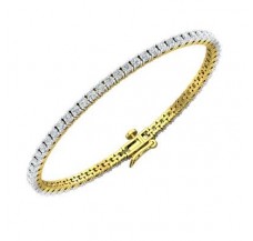 Natural Diamond Bracelets 3.00 CT / 12.98 gm Gold
