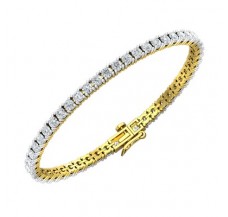 Natural Diamond Bracelets 4.90 CT / 15.71 gm Gold