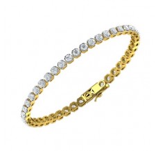 Natural Diamond Bracelets 3.87 CT / 13.50 gm Gold