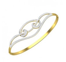 Natural Diamond Bracelet 1.07CT / 16.83 gm Gold