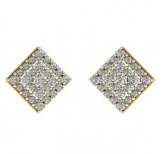Natural Diamond Earrings 0.97 CT / 4.80 gm Gold