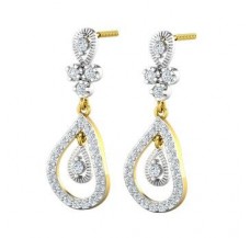 Natural Diamond Earrings 0.71 CT / 4.20 gm Gold