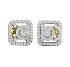 Natural Diamond Earrings 1.02 CT / 5.13 gm Gold