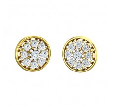 Natural Diamond Earrings 0.96 CT / 4.00 gm Gold