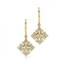 Diamond Earrings 0.36 CT / 3.03 gm Gold