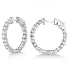 Diamond Earrings 1.20 CT / 4.50 gm Gold