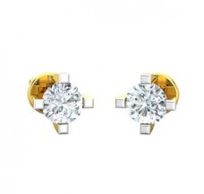 Natural Diamond Earrings 0.30 CT / 1.45 gm Gold