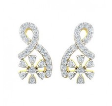 Natural Diamond Earrings 0.47 CT / 2.69 gm Gold