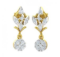 Natural Diamond Earrings 0.52 CT / 3.18 gm Gold