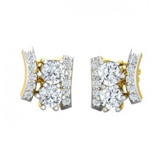 Natural Diamond Earrings 0.50 CT / 3.06 gm Gold
