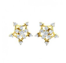 Natural Diamond Earrings 0.55 CT / 1.90 gm Gold