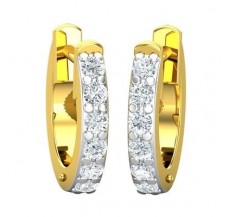 Natural Diamond Earrings 0.24 CT / 1.70 gm Gold