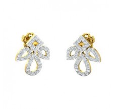 Natural Diamond Earrings 0.60 CT / 2.95 gm Gold