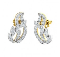 Natural Diamond Earrings 0.61 CT / 3.20 gm Gold